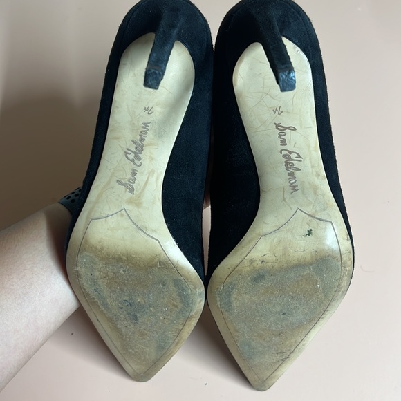 Sam Edelman Dea Suede Pumps Size 7.5 - Picture 5 of 7